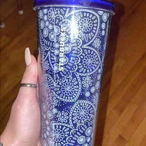 24 oz starbucks tumbler blue